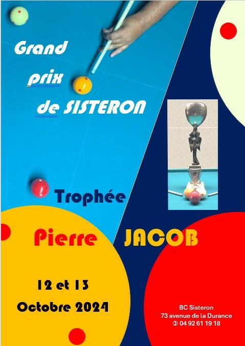 OPEN de SISTERON - Trophée Pierre Jacob