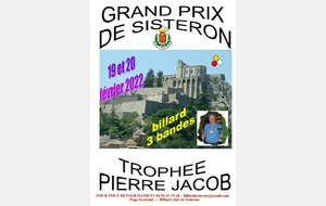 BC SISTERON TROPHÉE   PIERRE JACOB  