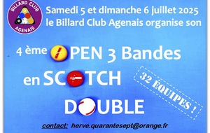 Open Double Scotch Agen 2025